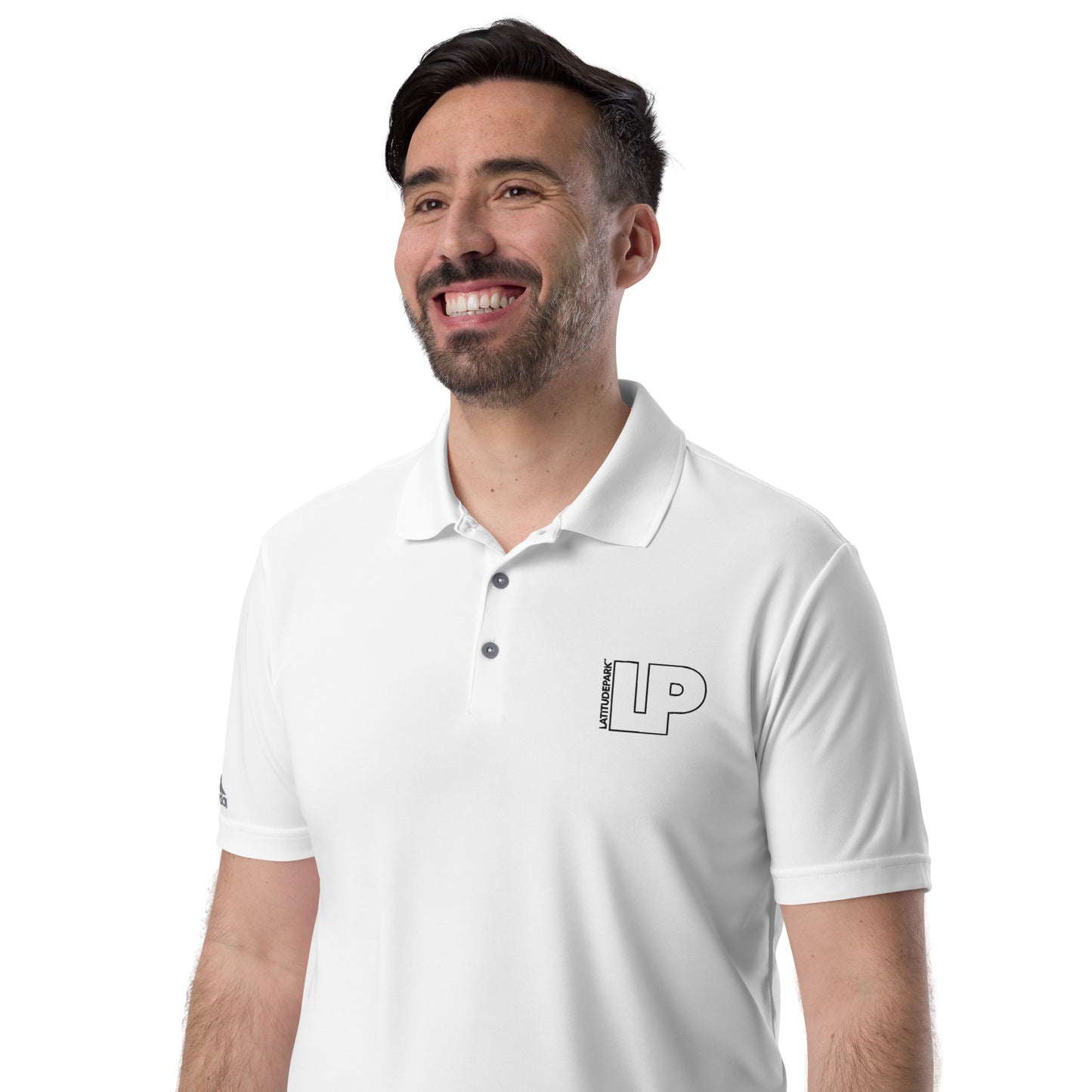 LP Outlines WHITE adidas performance polo shirt