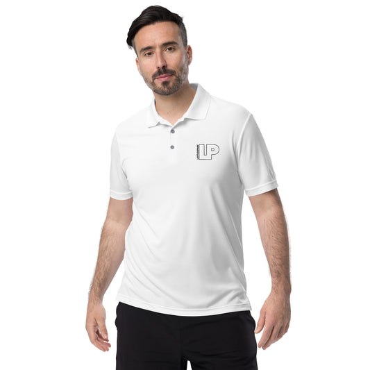 LP Outlines WHITE adidas performance polo shirt