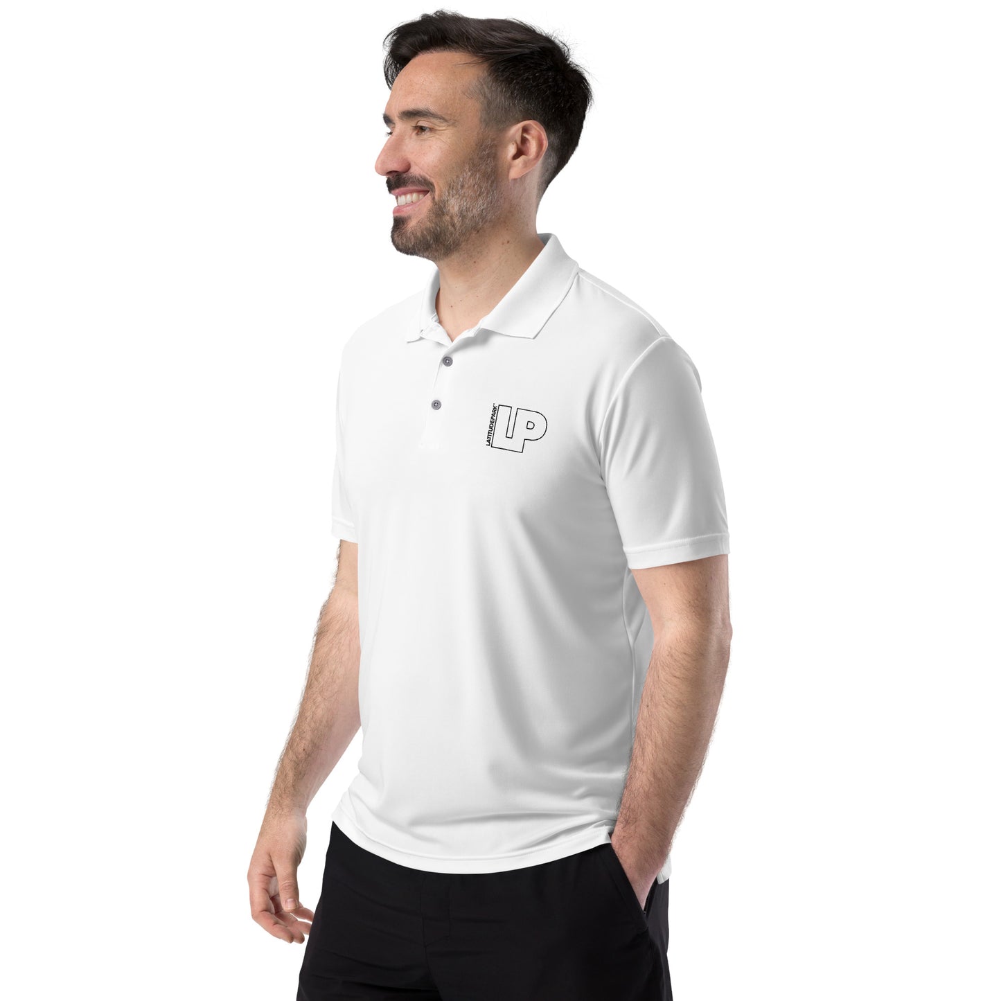 LP Outlines WHITE adidas performance polo shirt