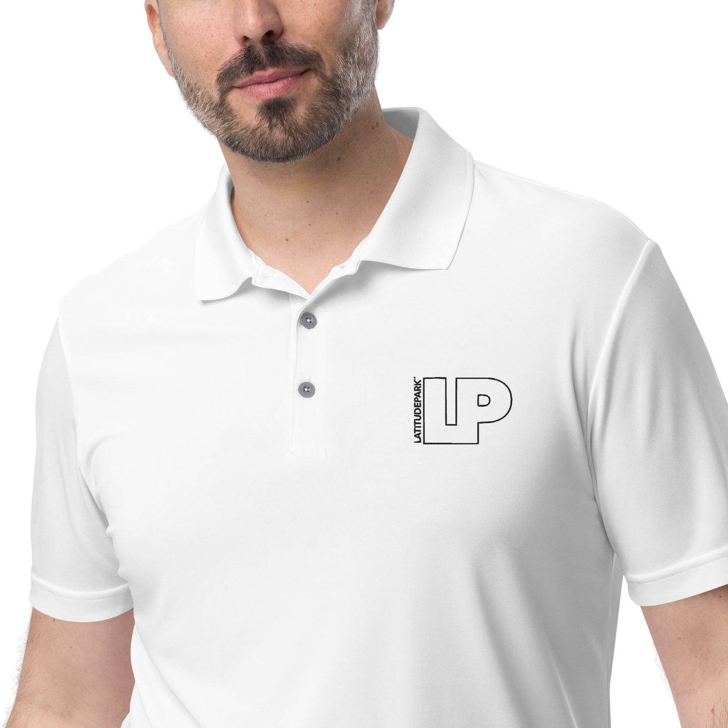 LP Outlines WHITE adidas performance polo shirt